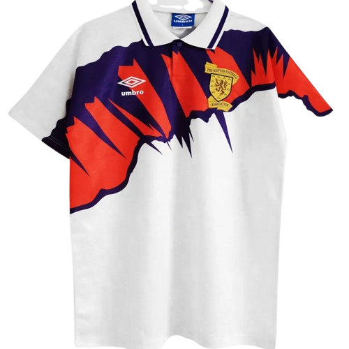 1991-1993 Scotland White Retro