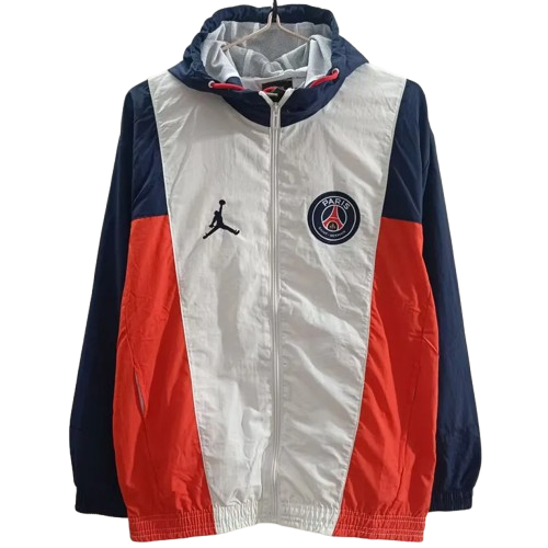 25-26 PSG White Orange Windbreaker