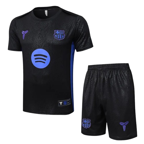 25-26 Barcelona Black Training Short Suit