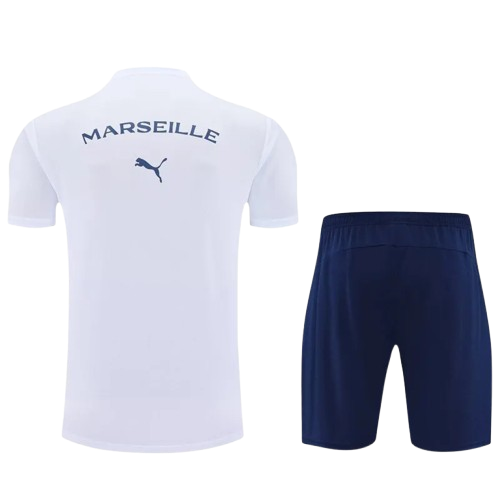 25-26 Marseille White Training Short Suit