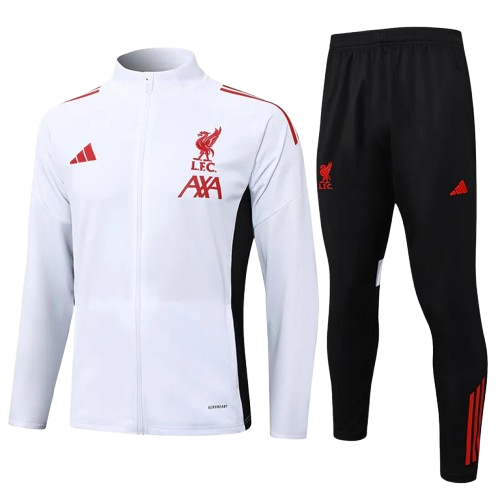 25-26 Liverpool White Jacket Tracksuit