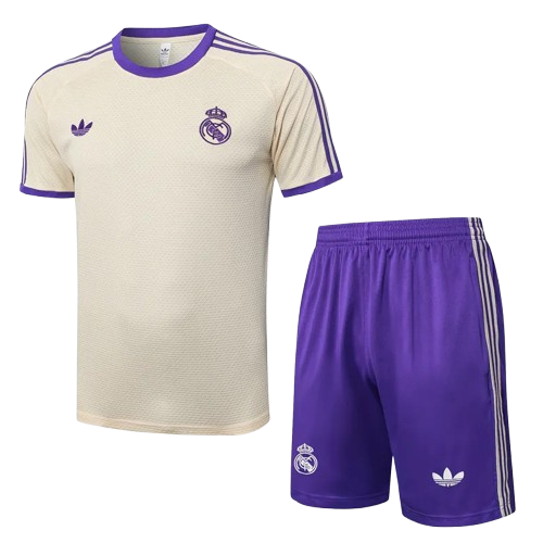 25-26 Real Madrid Khaki Training Short Suit