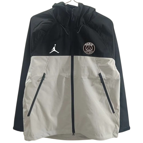25-26 PSG Black White Windbreaker