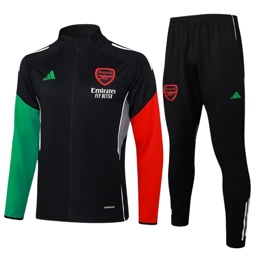 25-26 Arsenal Black Jacket Tracksuit