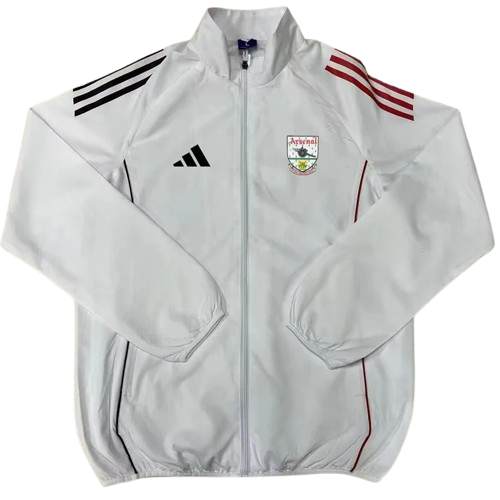 25-26 Arsenal White Windbreaker