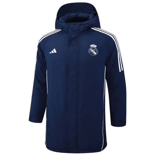 24-25 Real Madrid Royal Blue Cotton Coat
