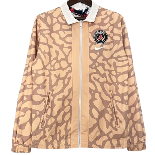2024 PSG White & Beige Double Sided Windbreaker