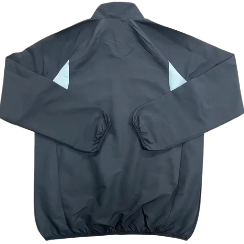 25-26 Real Madrid Black Windbreaker