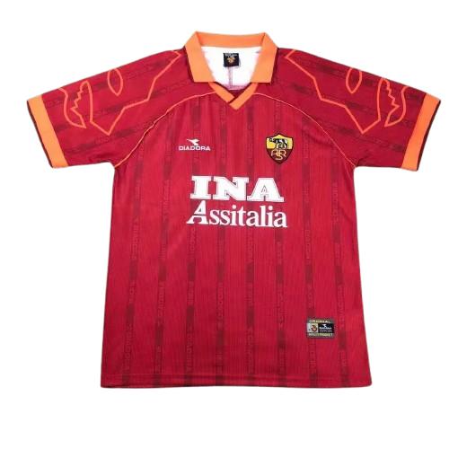 1999-2000 Roma Home Retro