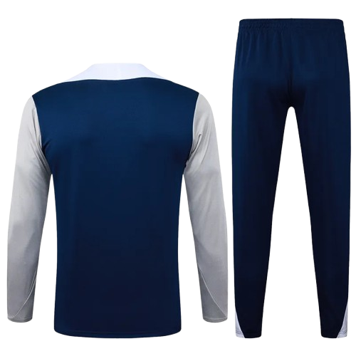 25-26 Tottenham Royal Blue Half Pull Tracksuit