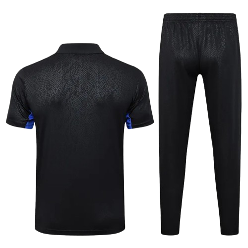 25-26 Barcelona Black Polo Tracksuit