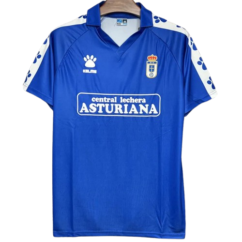 1990-1991 Real Oviedo Home Retro