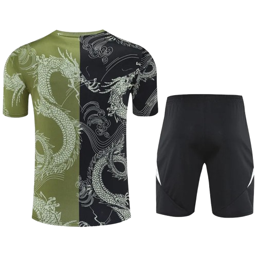 25-26 Real Madrid Black Brown Training Short Suit