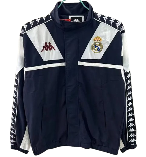 25-26 Real Madrid Black Windbreaker