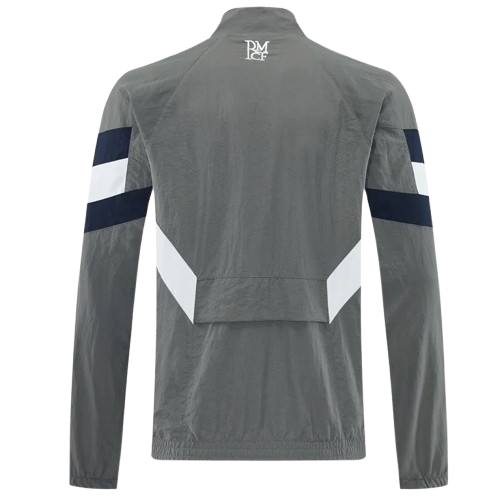 25-26 Real Madrid Gray Windbreaker