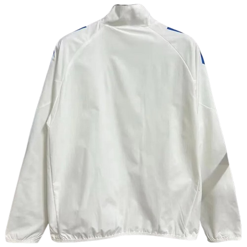 25-26 Real Madrid White Windbreaker