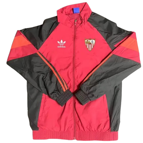 25-26 Sevilla Red Black Windbreaker