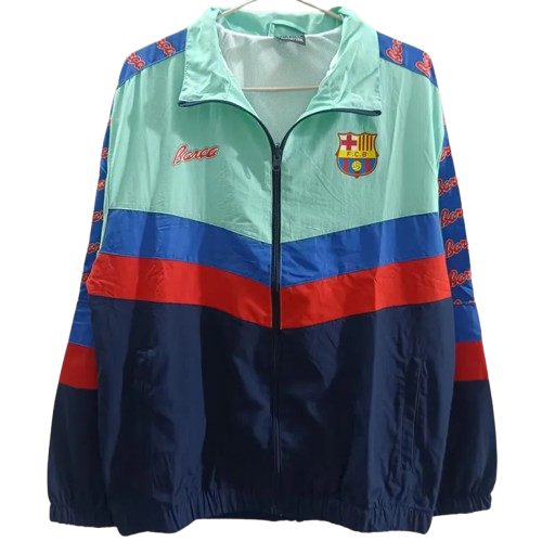 25-26 Barcelona Green Blue Red Windbreaker