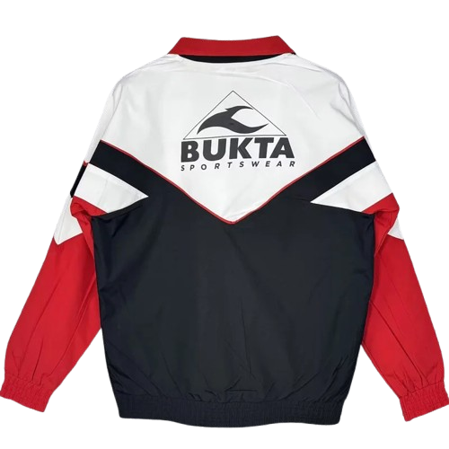 1992-1993 Sevilla White Black Retro Windbreaker