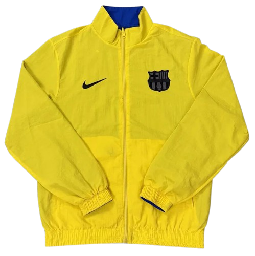 25-26 Barcelona Blue & Yellow Double Sided Windbreaker