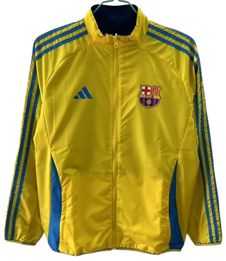 25-26 Barcelona Yellow & Royal Blue Double Sided Windbreaker