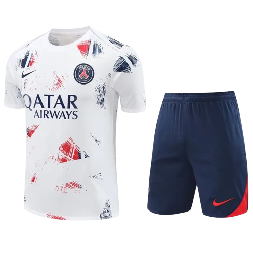 24-25 PSG White Training Short Suit