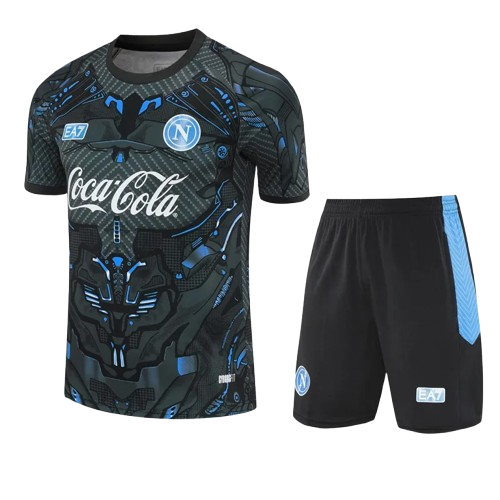 25-26 Napoli Grey Training Short Suit