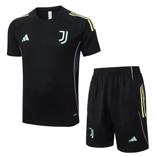 25-26 Juventus Black Training Short Suit
