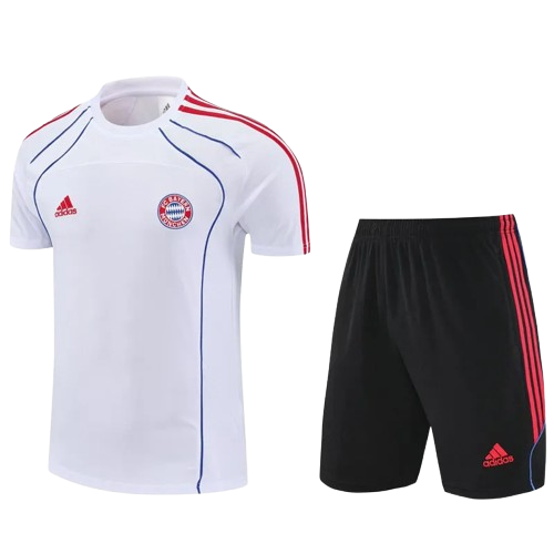 25-26 Bayern White Training Short Suit