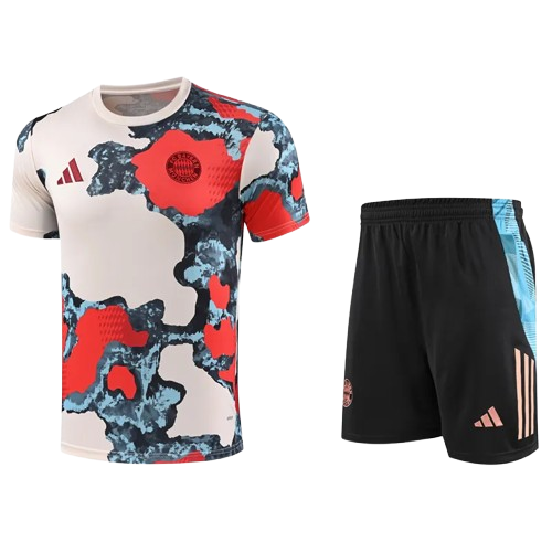 25-26 Bayern Khaki Training Short Suit