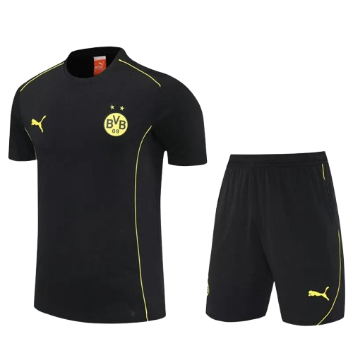 25-26 Dortmund Black Training Short Suit