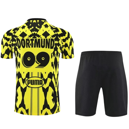 25-26 Dortmund Yellow Black Training Short Suit