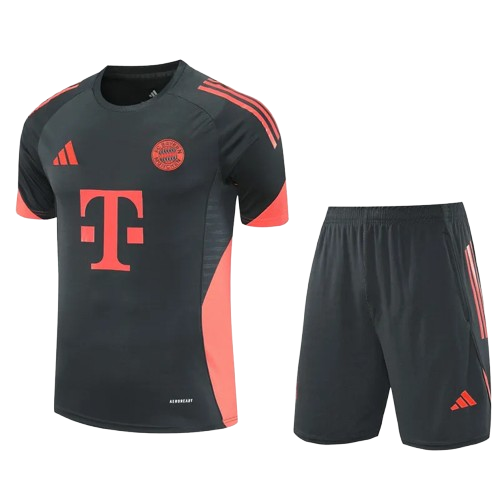 25-26 Bayern Dark Gray Training Short Suit