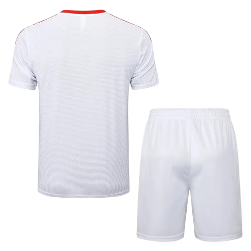 25-26 Bayern White Training Short Suit