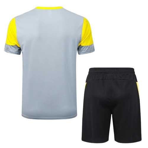 25-26 Dortmund Light Gray Training Short Suit