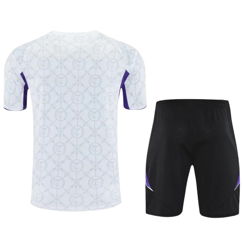 25-26 Real Madrid White Training Short Suit