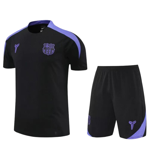 25-26 Barcelona Black Training Short Suit