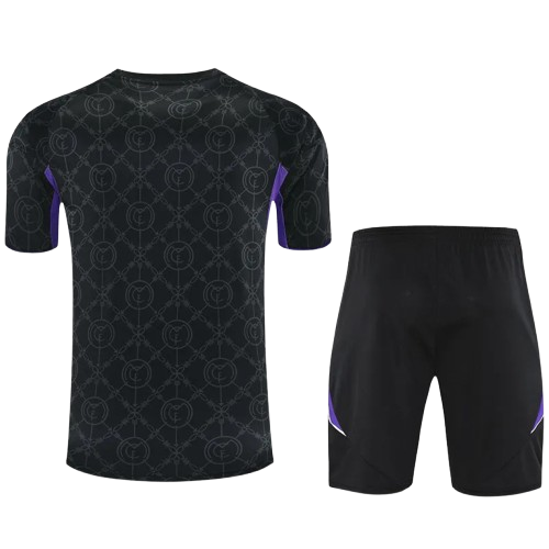 25-26 Real Madrid Black Training Short Suit