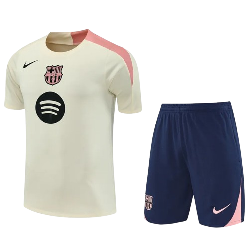 25-26 Barcelona Khaki Training Short Suit