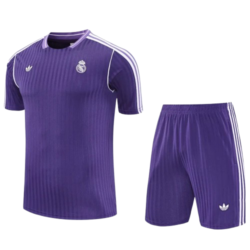 25-26 Real Madrid Purple Training Short Suit