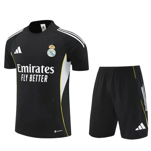 25-26 Real Madrid Black Training Short Suit