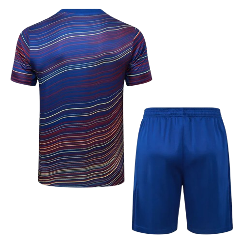 25-26 Barcelona Fancy Blue Training Short Suit