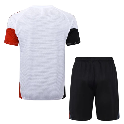 25-26 Ajax White Training Short Suit