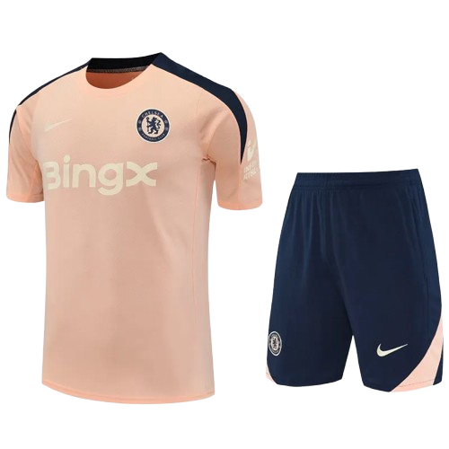 25-26 Chelsea Pink Training Short Suit