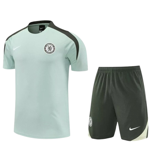 25-26 Chelsea Light Green Training Short Suit
