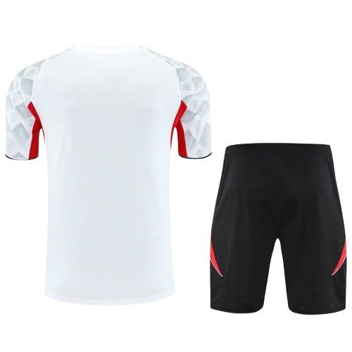25-26 Man Utd White Training Short Suit