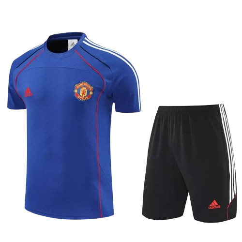 25-26 Man Utd Fancy Blue Training Short Suit