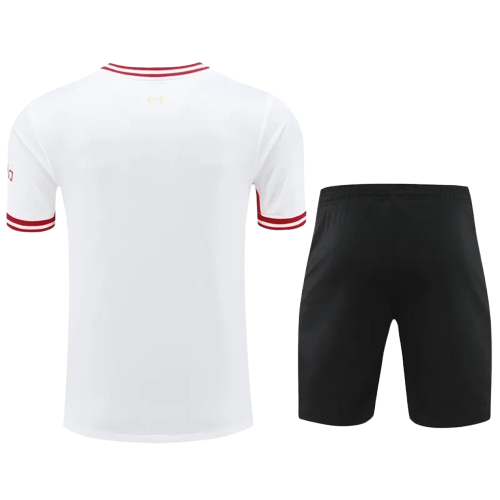 24-25 Liverpool White Training Short Suit