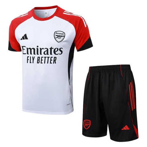 25-26 Arsenal White Training Short Suit