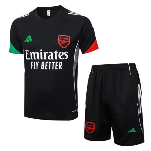 25-26 Arsenal Black Training Short Suit